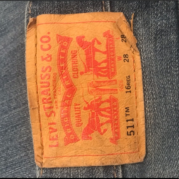 LEVI’S 511 Boys Skinny Jeans Size 16 - Picture 4 of 4